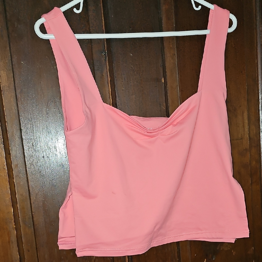 Pink Sleeveless Top